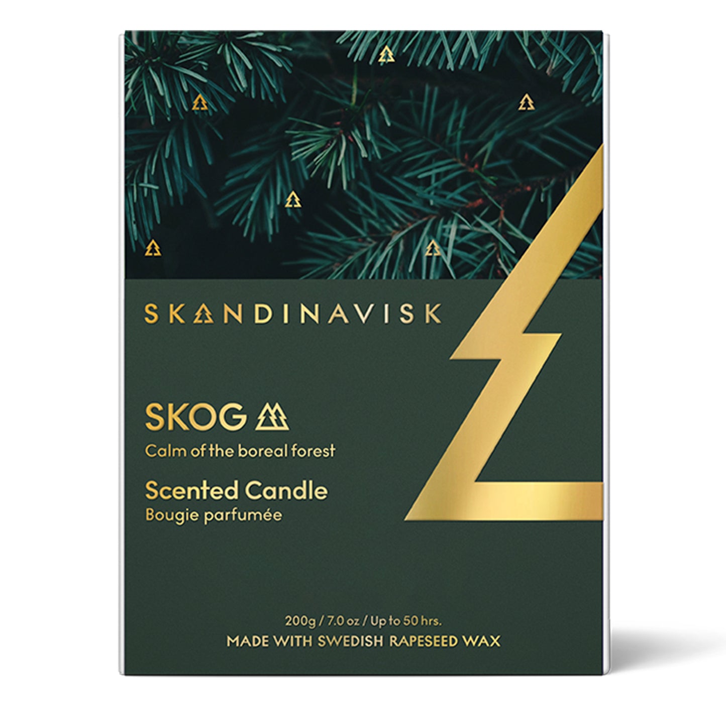 SKANDINAVISK SKOG duftlys 200g