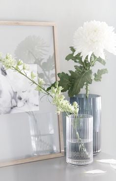 LYNGBY vase glass klar H12