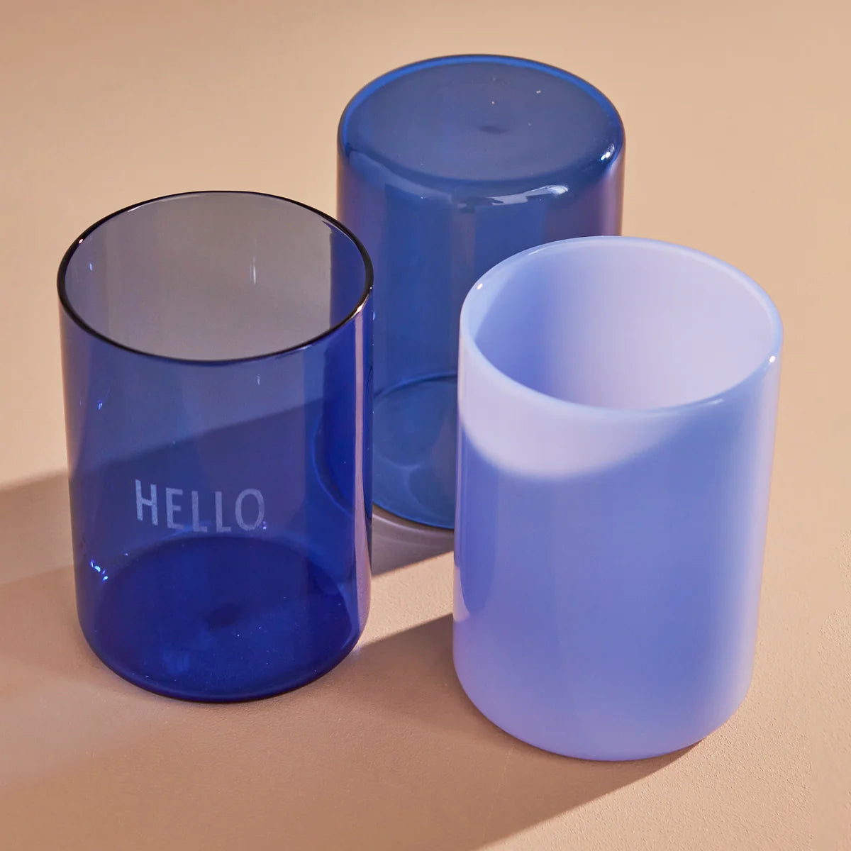 DESIGN LETTERS favourite drinking glass Blue